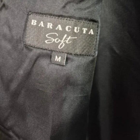 Men's Baracuta Soft Black Button-Up Jacket M - Picture 7 of 8